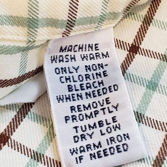 Polo Ralph Lauren Oxford Mens Large Multi Neutral Check LS Button Down Shirt - Picture 10 of 11